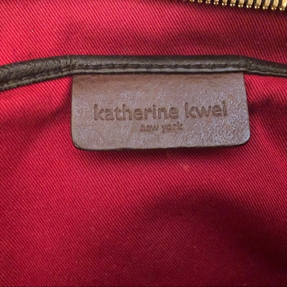 Katherine Kwei Signature Loop Leather Handbag - Picture 5 of 14
